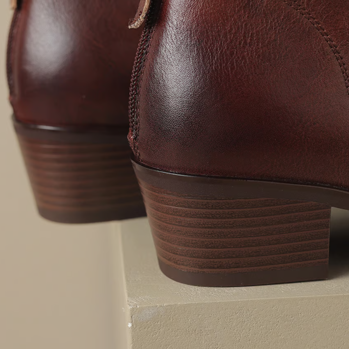 Camille | Bottes de Luxe avec Petit Talon
