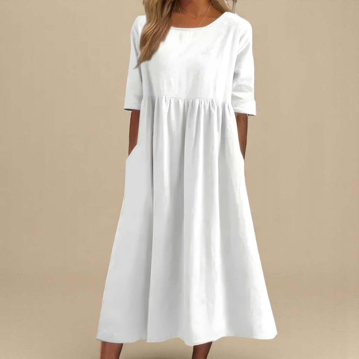 Sofia | Robe en Coton Flatteuse