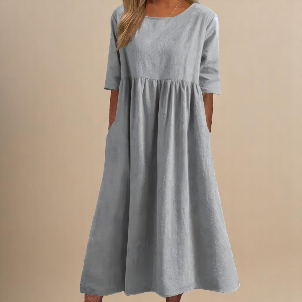 Sofia | Robe en Coton Flatteuse