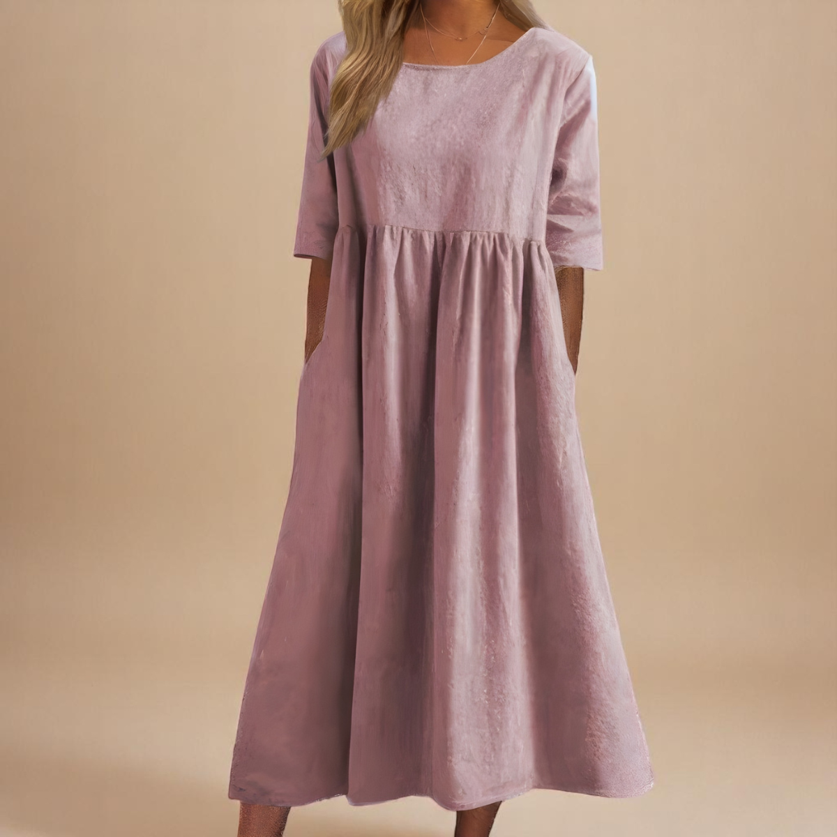 Sofia | Robe en Coton Flatteuse