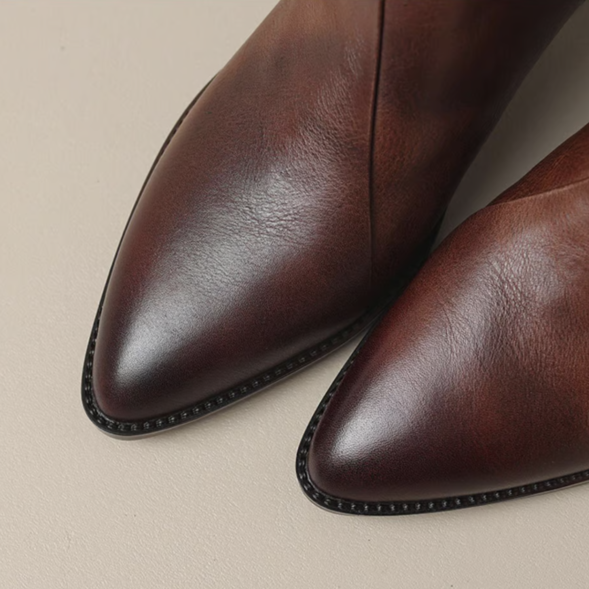 Camille | Bottes de Luxe avec Petit Talon