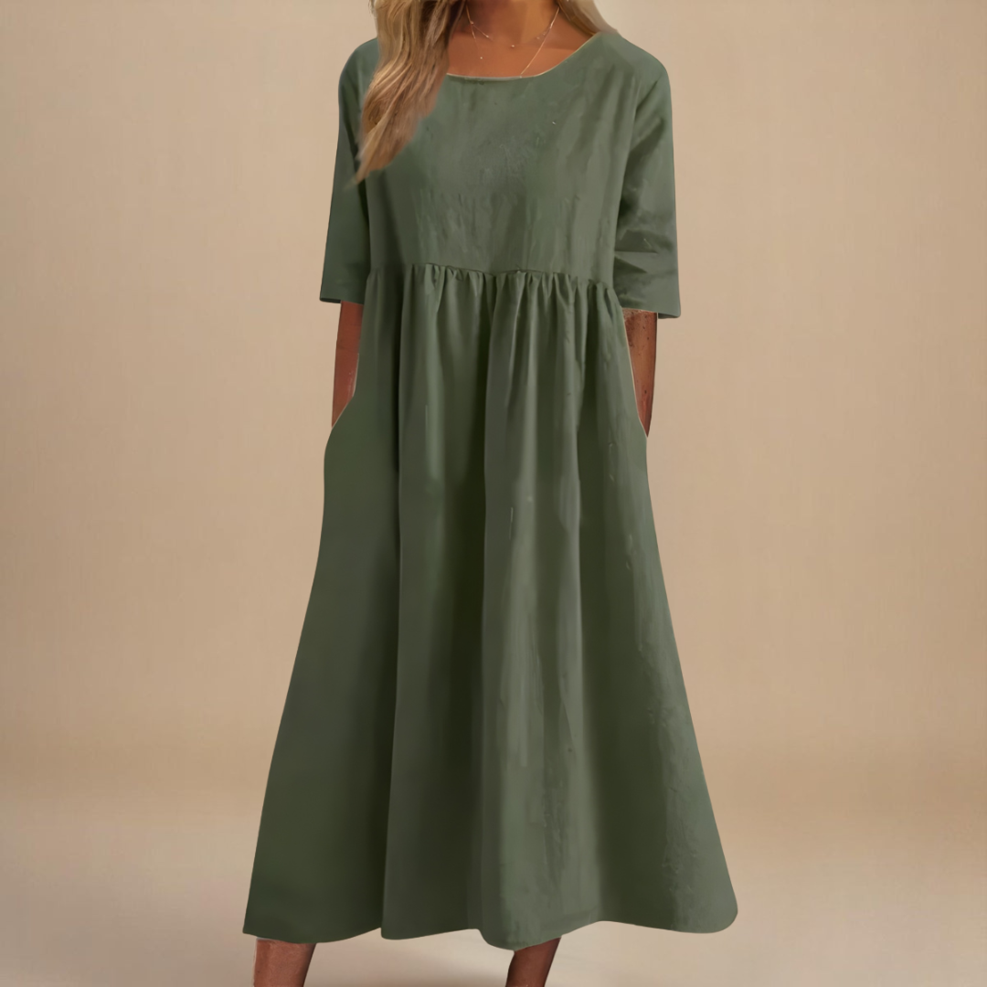 Sofia | Robe en Coton Flatteuse