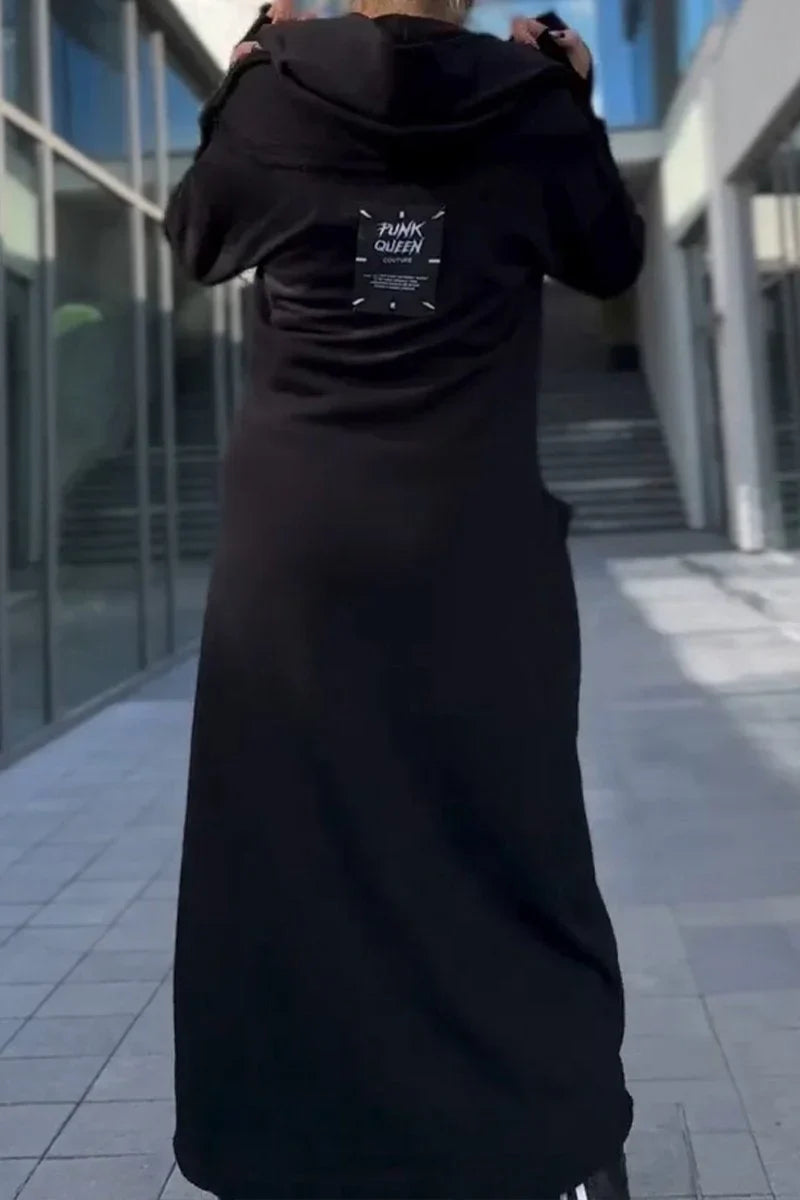 Mélissa | SWEAT-SHIRT LONG AVEC ZIP EN TISSUS LÉGERS ET RESPIRANTS