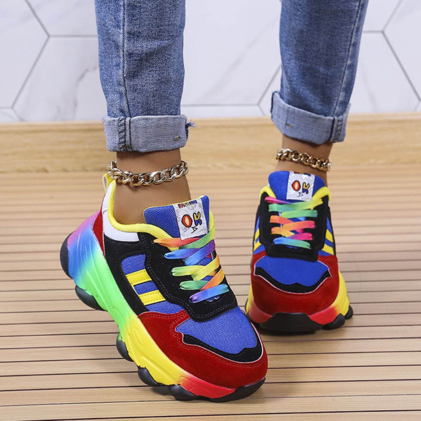 Aurora – Espadrilles orthopédiques colorées pour le confort et le style