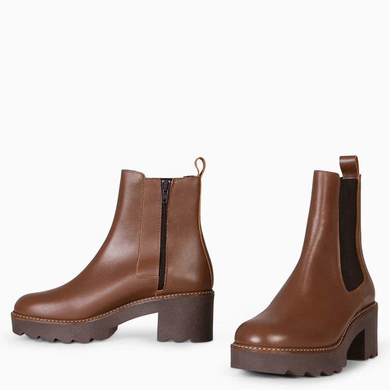 DOLLY – Bottines Chelsea en cuir