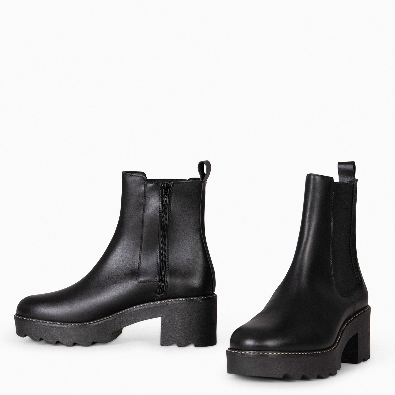 DOLLY – Bottines Chelsea en cuir