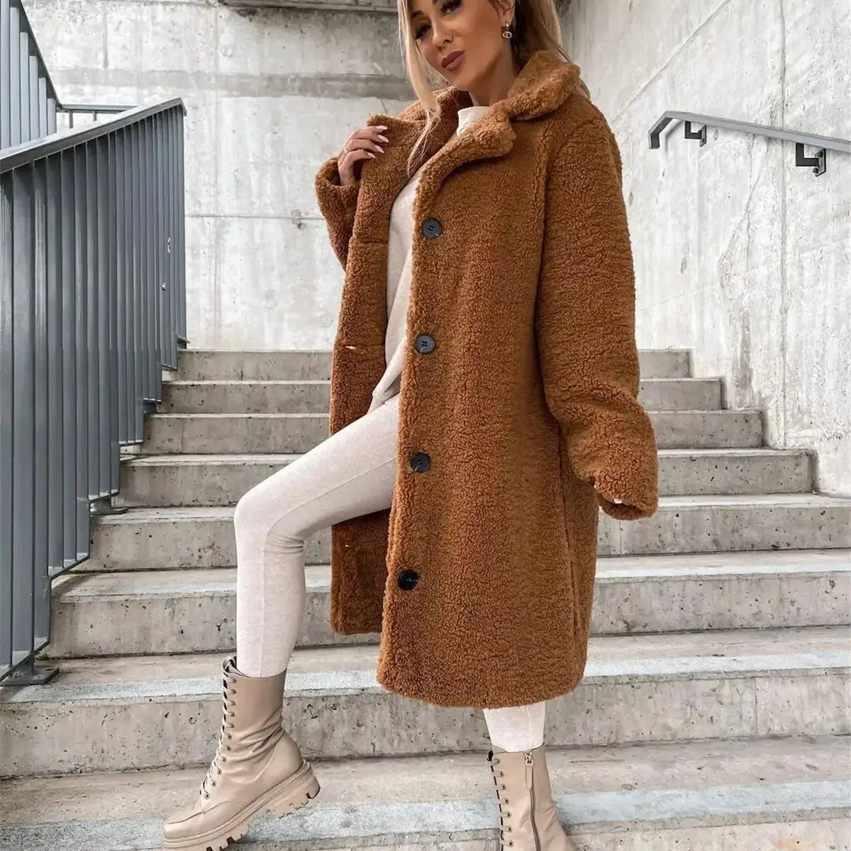 Joséphine - Manteau Teddy