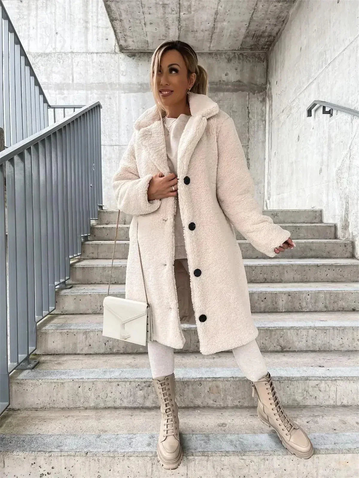 Joséphine - Manteau Teddy
