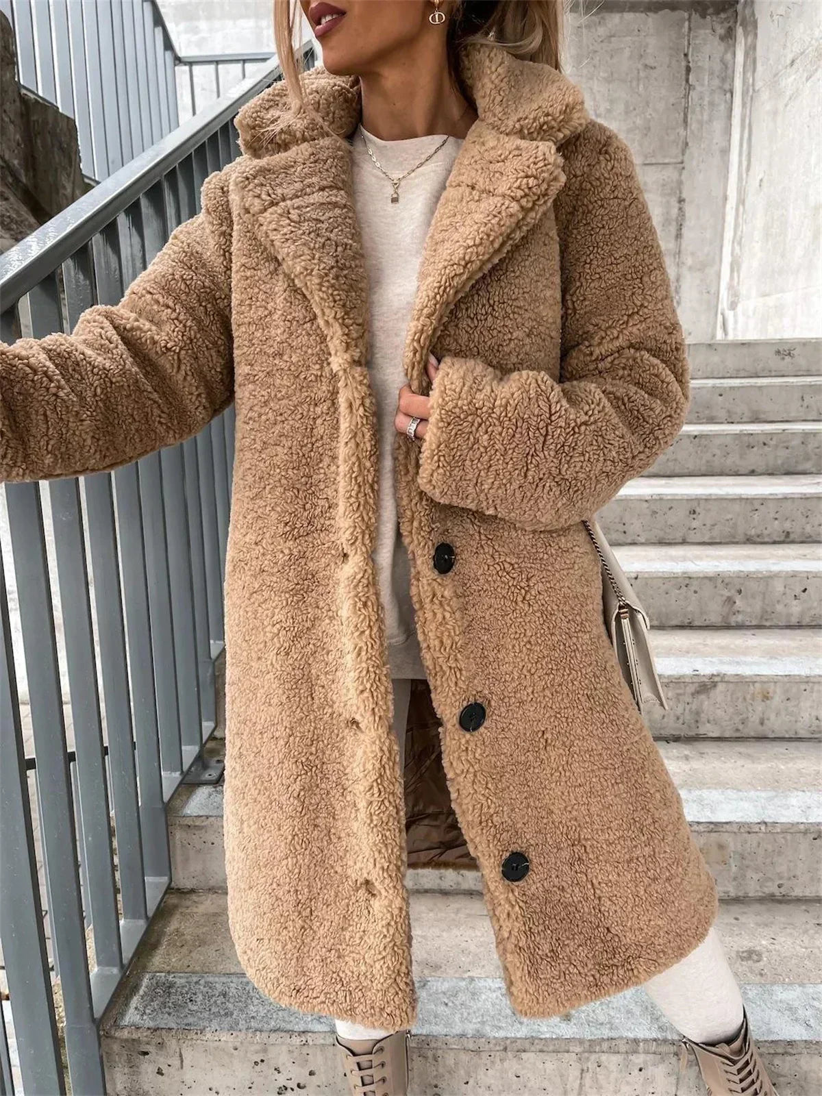 Joséphine - Manteau Teddy