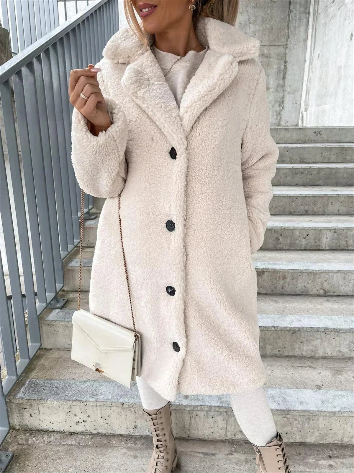 Joséphine - Manteau Teddy