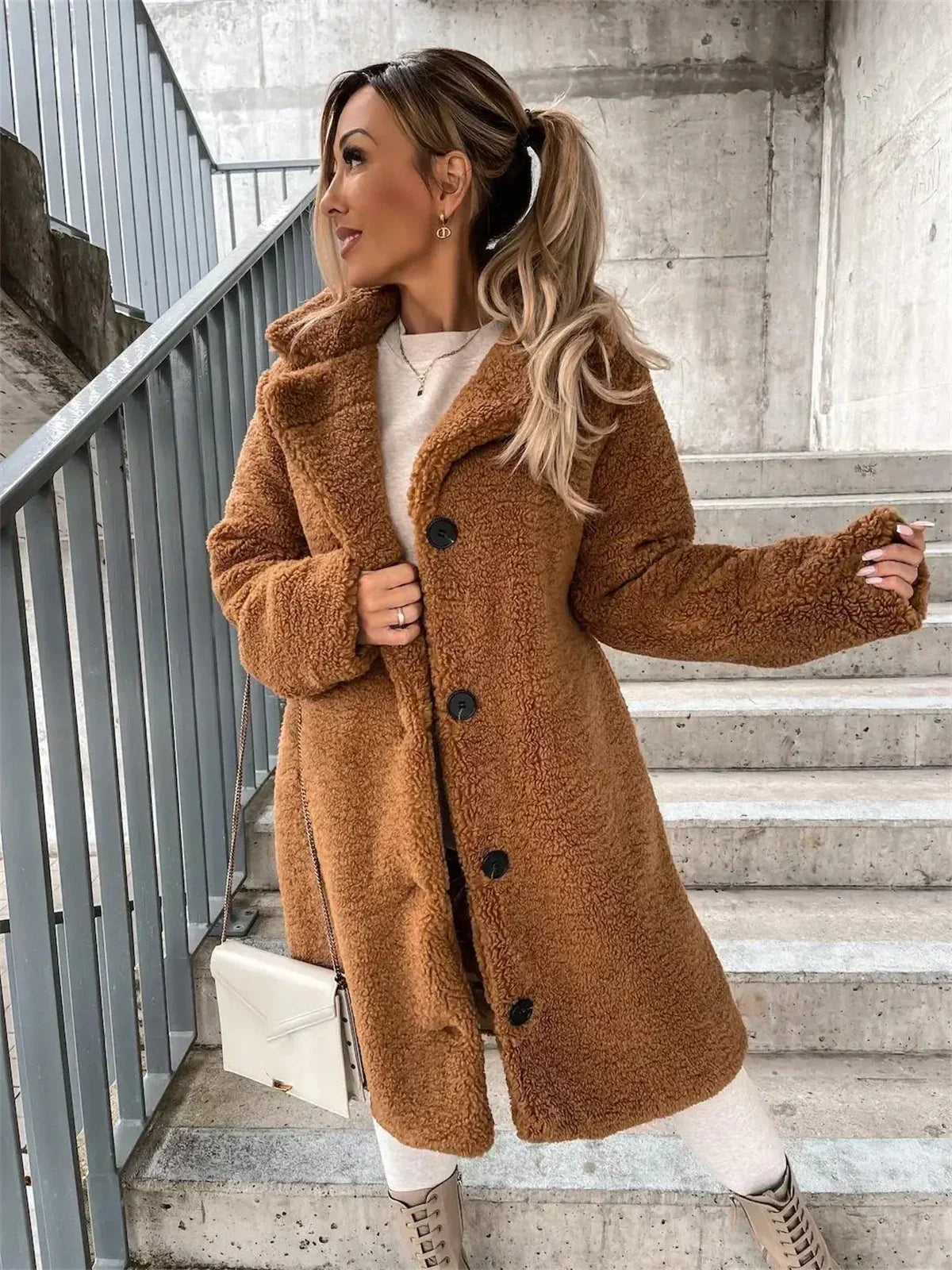 Joséphine - Manteau Teddy
