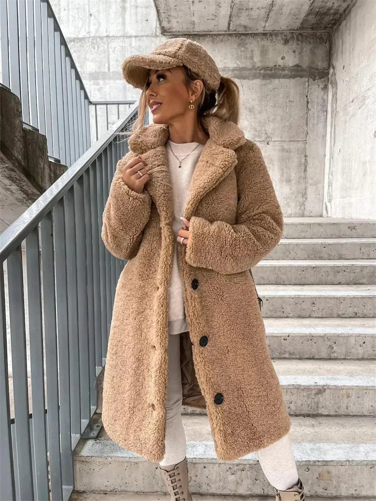 Joséphine - Manteau Teddy
