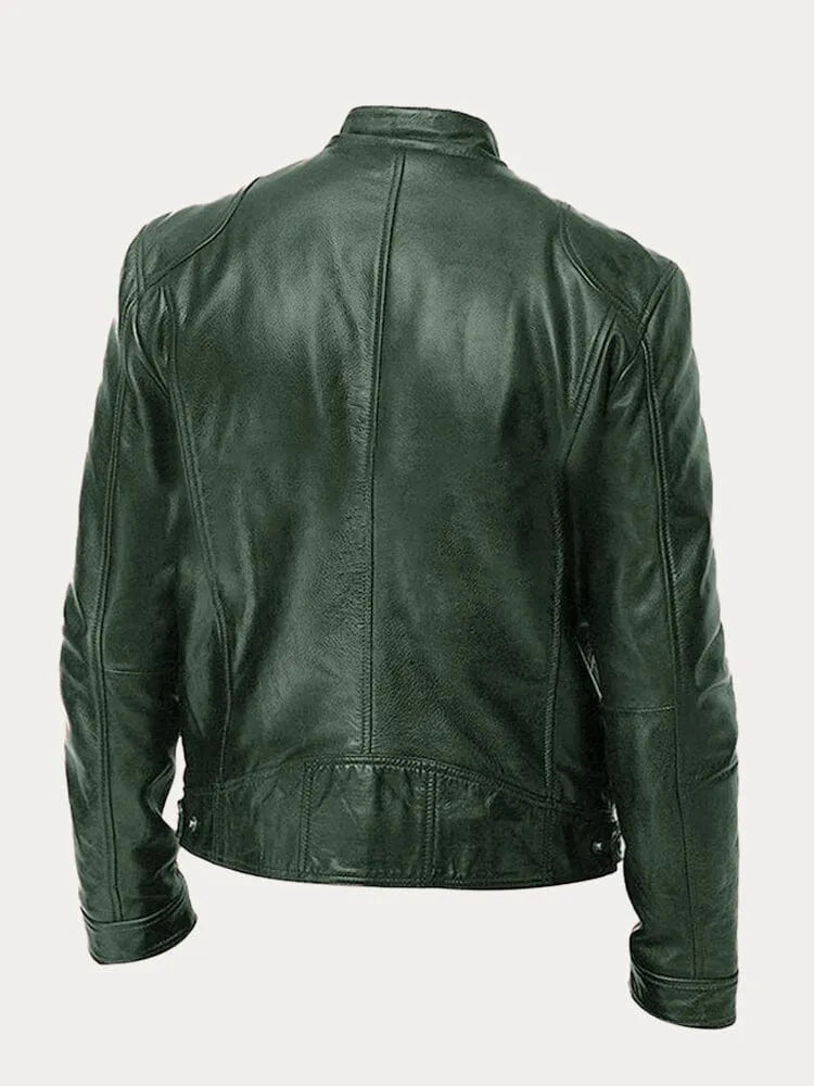 Steffa - Veste en cuir intemporelle