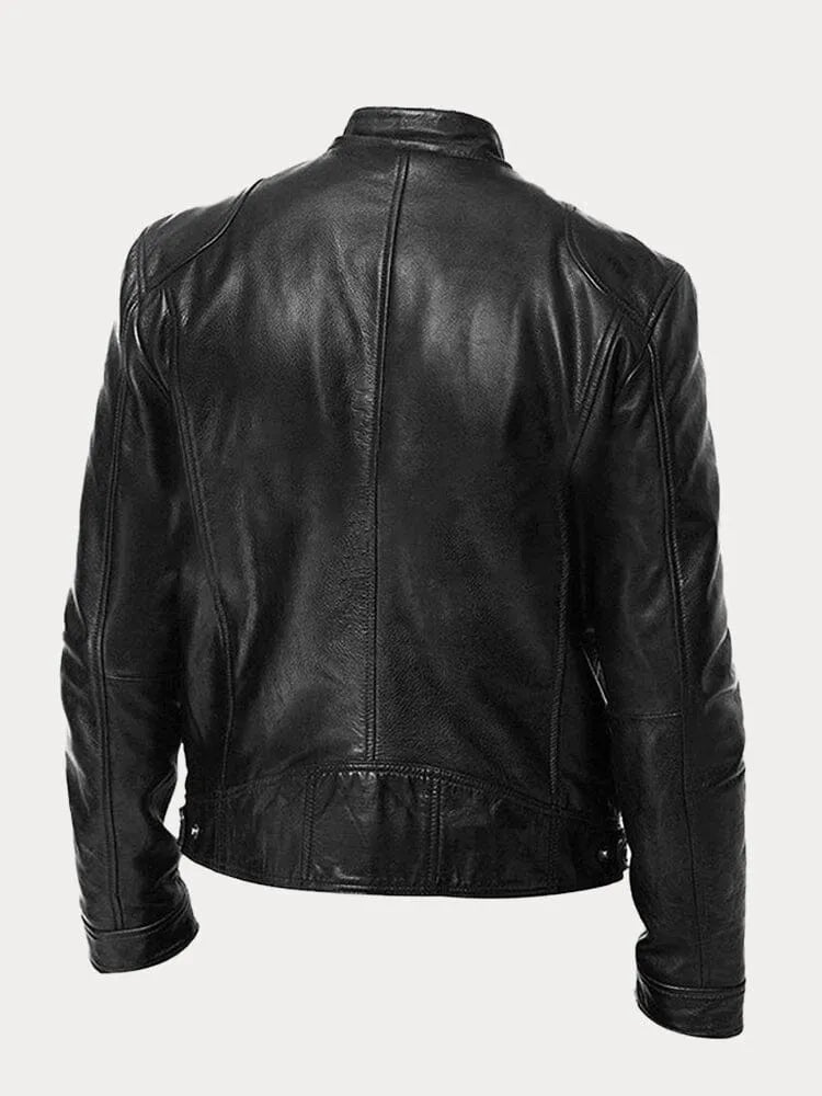 Steffa - Veste en cuir intemporelle