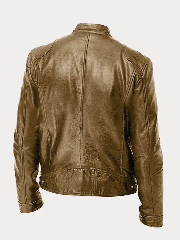 Steffa - Veste en cuir intemporelle