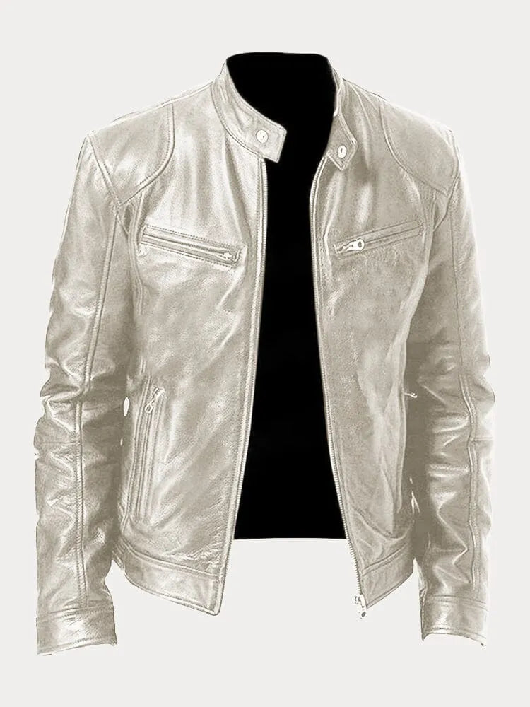 Steffa - Veste en cuir intemporelle