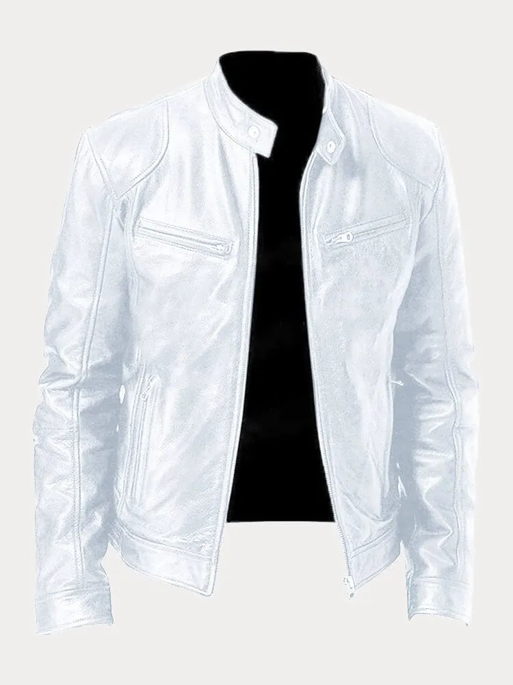 Steffa - Veste en cuir intemporelle