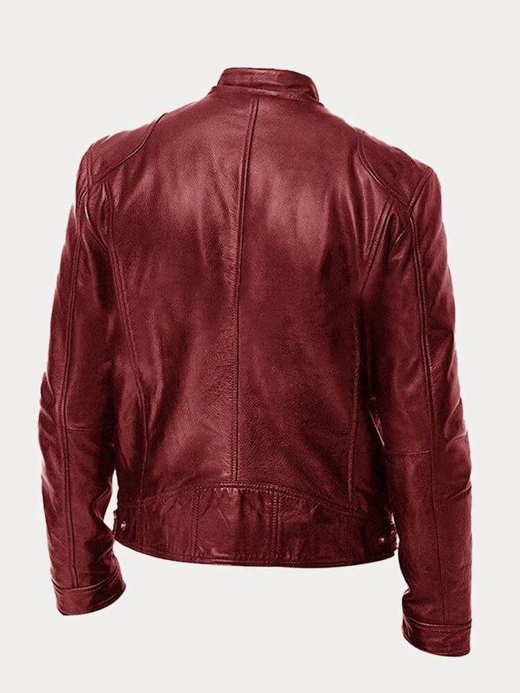 Steffa - Veste en cuir intemporelle