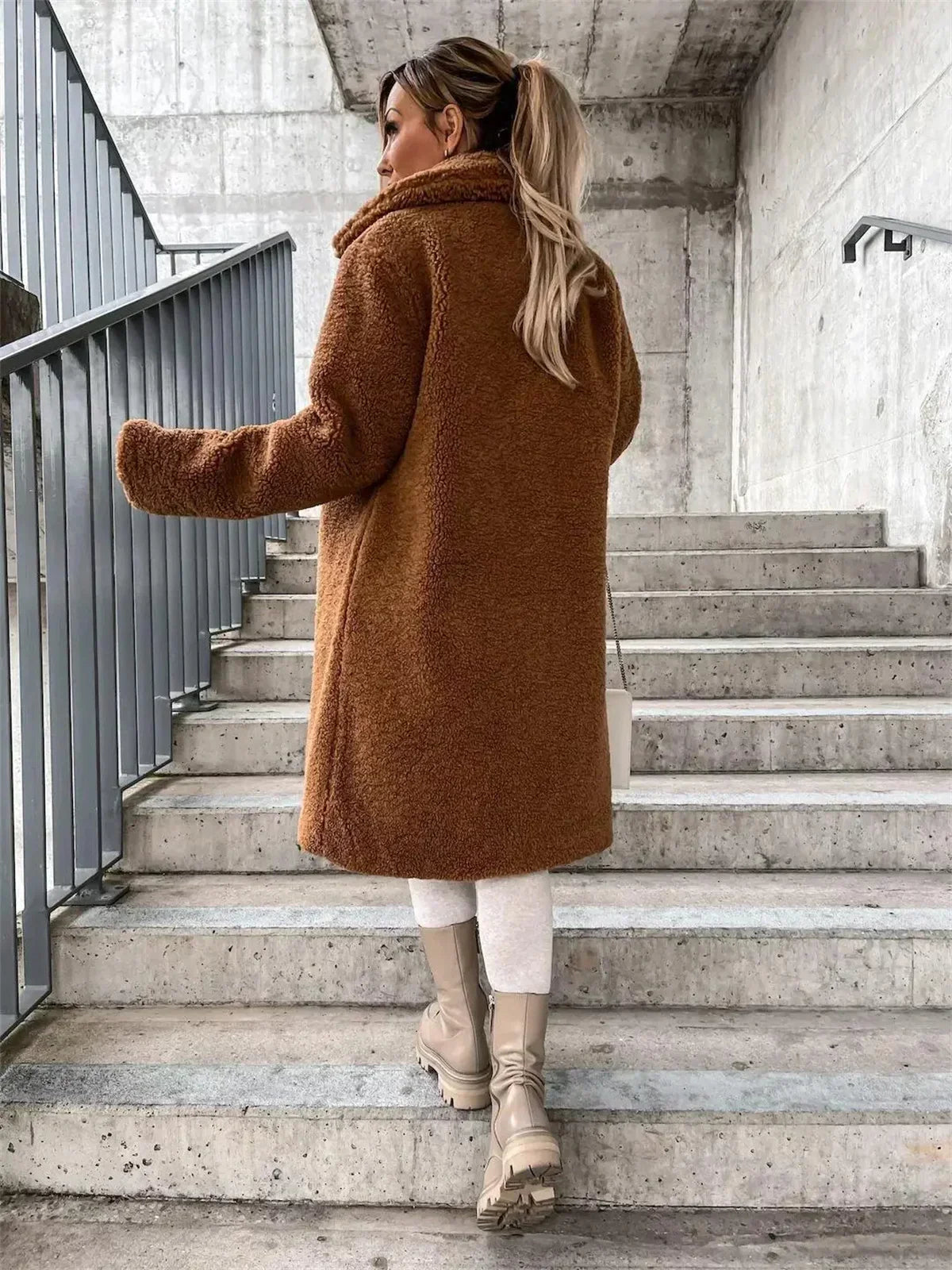 Joséphine - Manteau Teddy