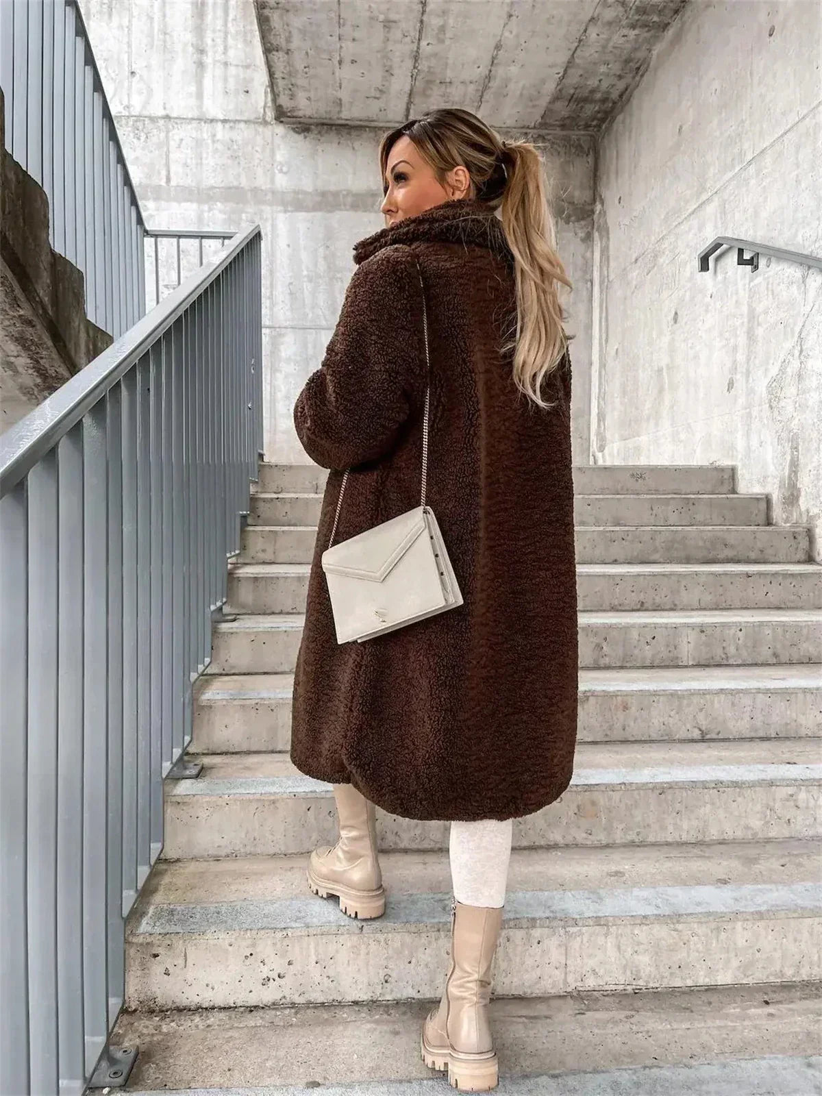 Joséphine - Manteau Teddy