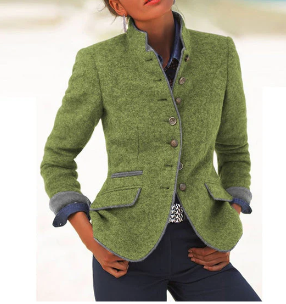 Valérie | Cardigan élégant avec col montant