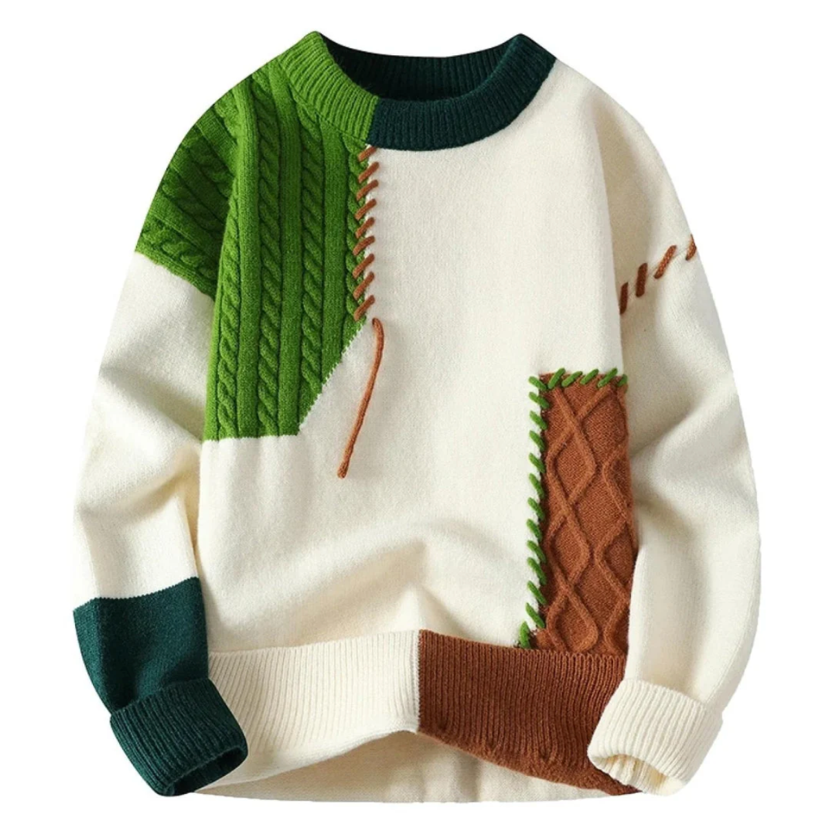 Noah | Pull en patchwork