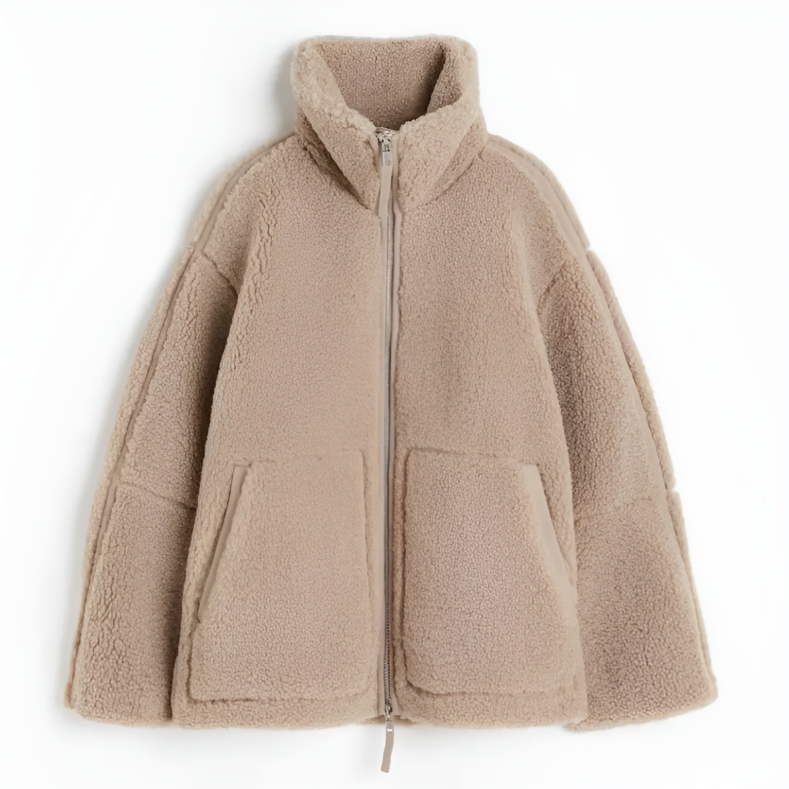 Léana – Manteau en Teddy Doux