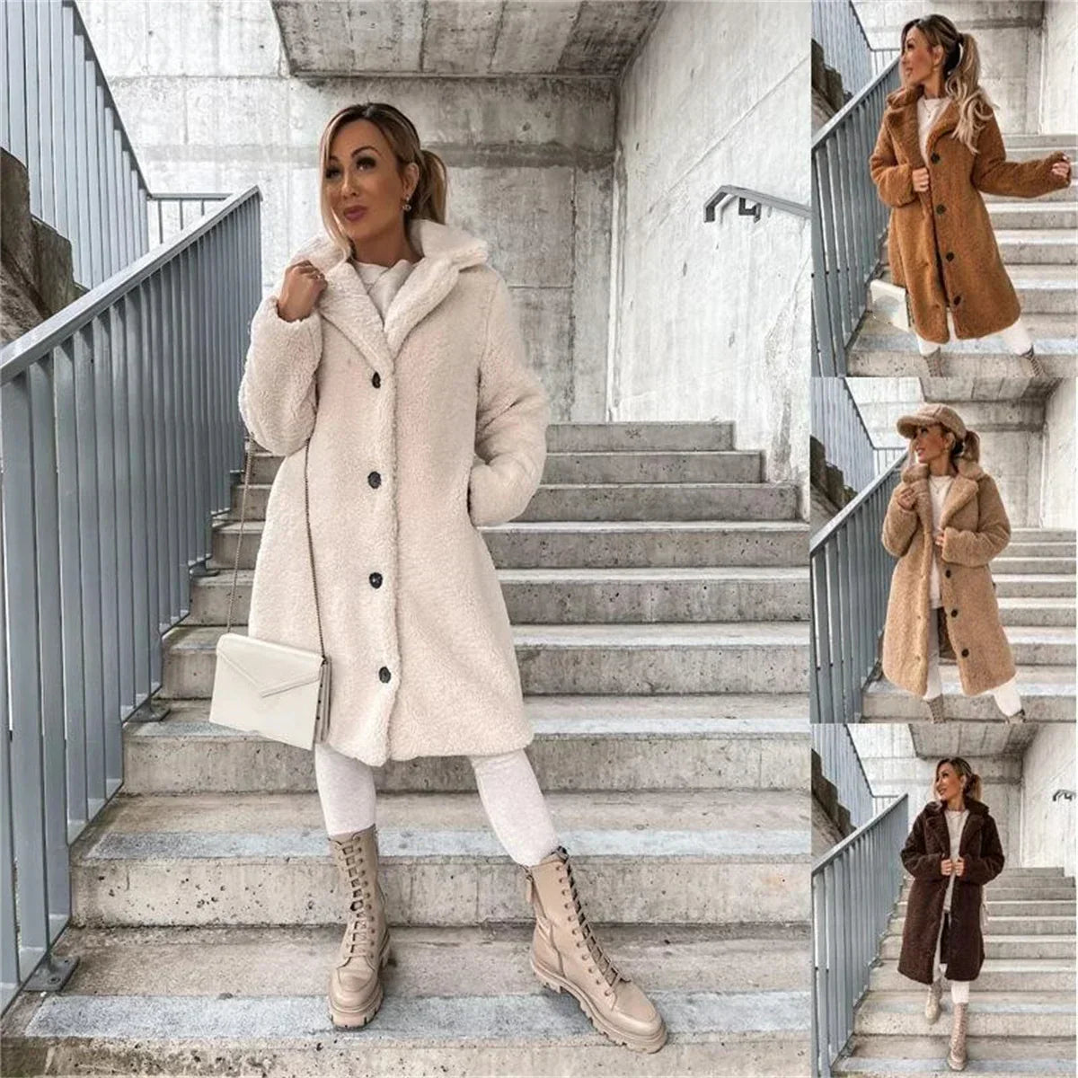 Joséphine - Manteau Teddy