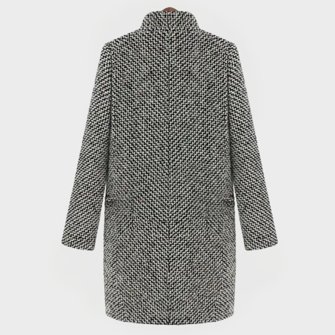 CHELSEA™ | MANTEAU LONG À RAYURES