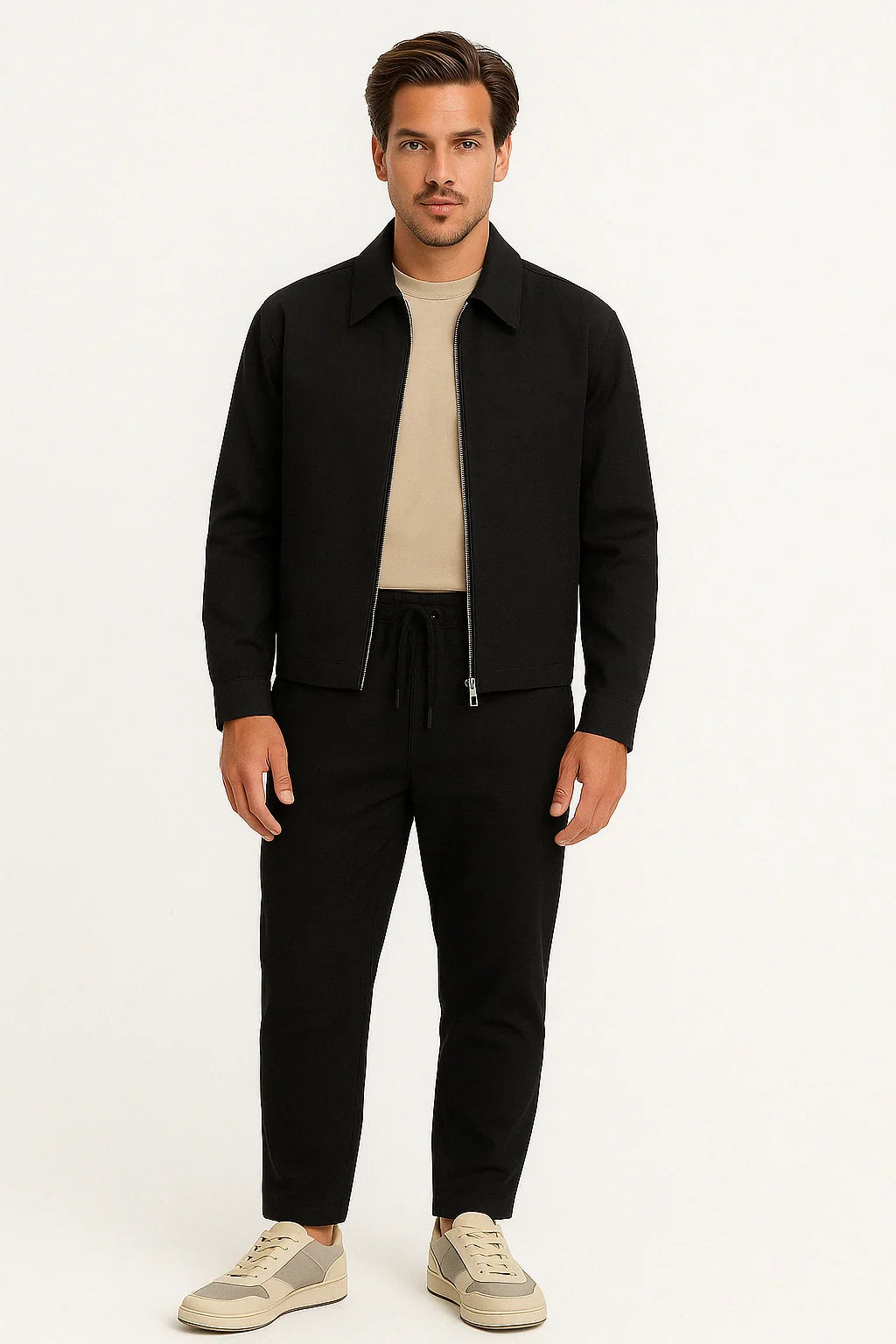 Lucas - Pantalon Court en Coton Moderne