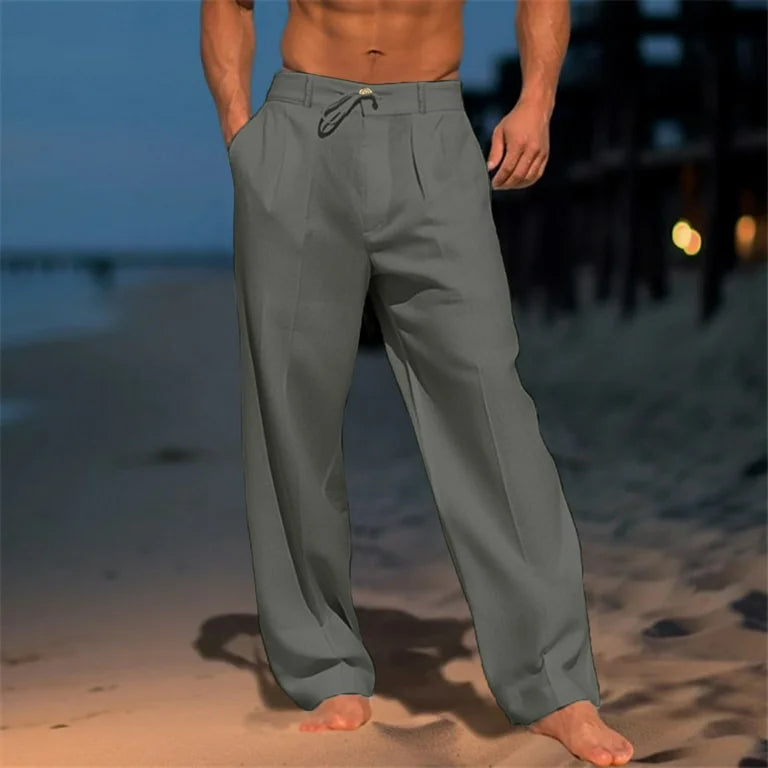 Jules - Pantalon en Lin Uni