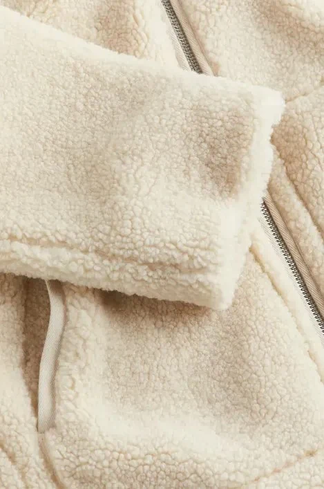 Léana – Manteau en Teddy Doux