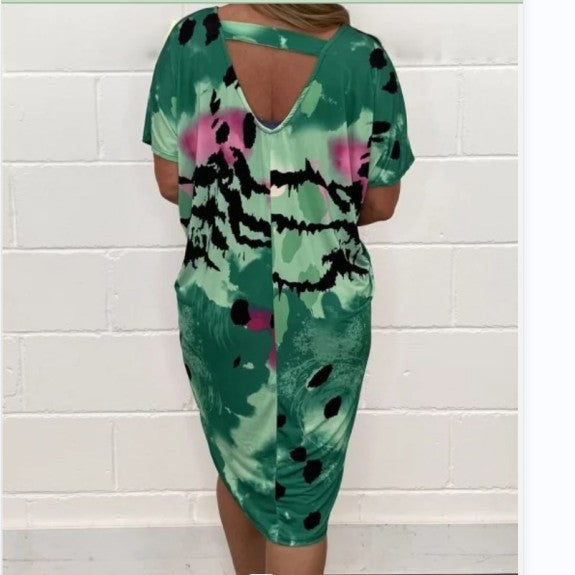 Louisa™ - Robe Décontractée Ample à Imprimé Léopard