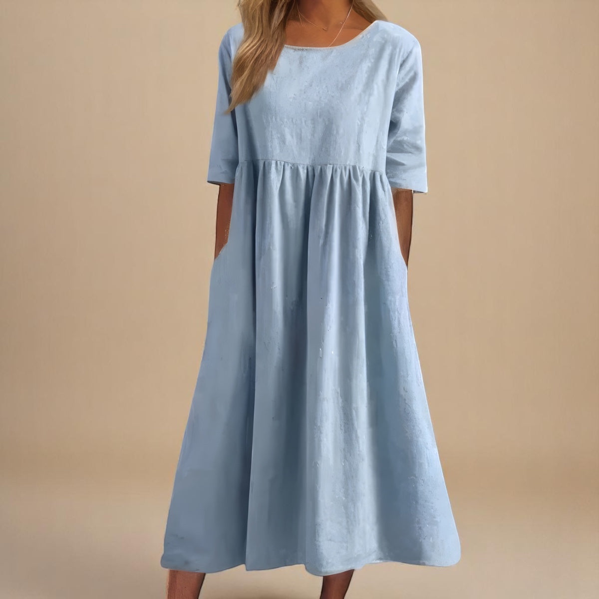 Sofia | Robe en Coton Flatteuse