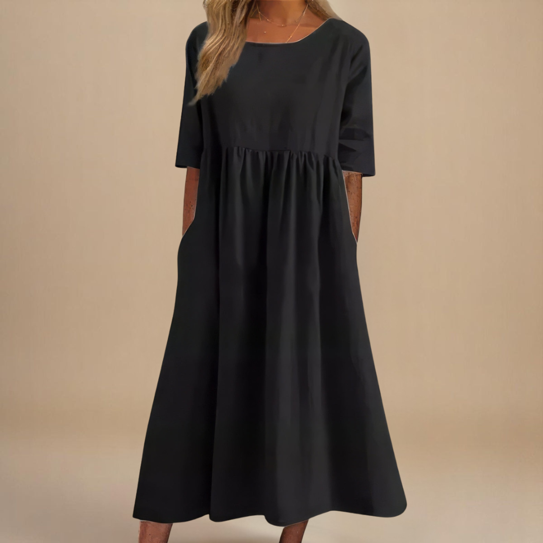 Sofia | Robe en Coton Flatteuse