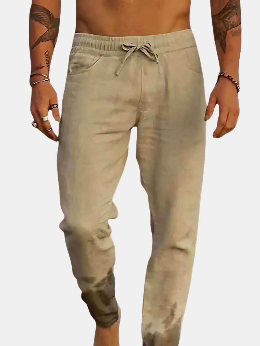 Laurent | Pantalon de plage en lin