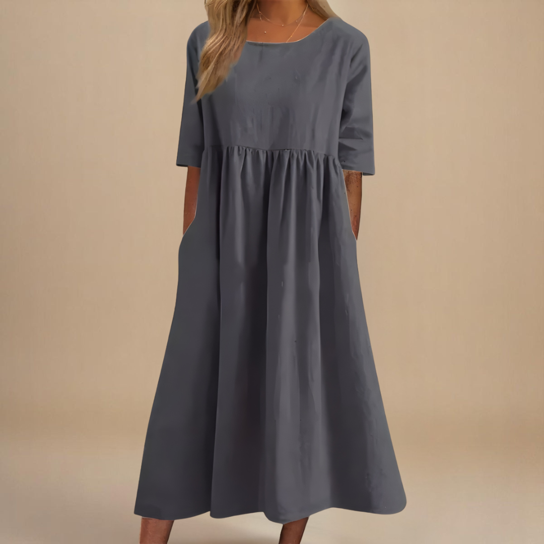 Sofia | Robe en Coton Flatteuse