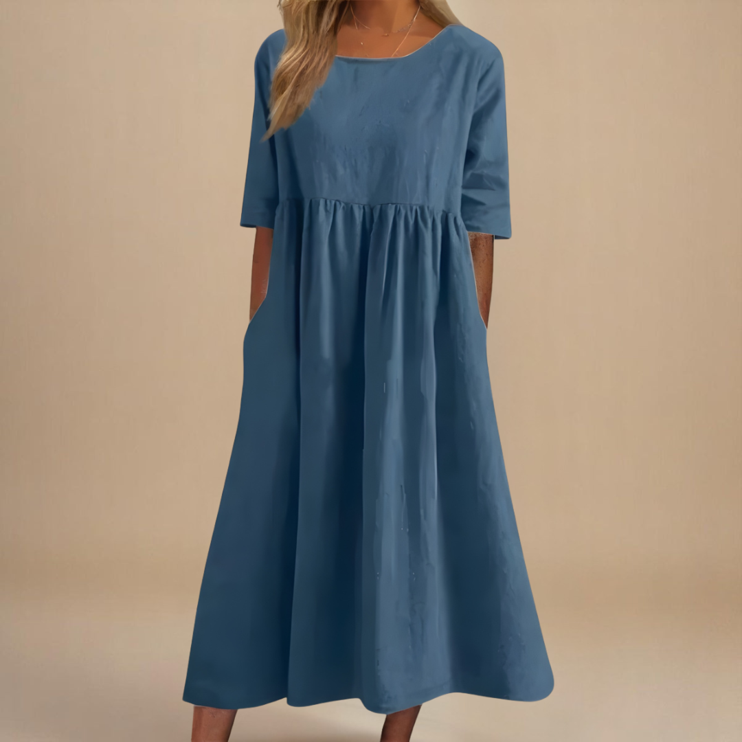 Sofia | Robe en Coton Flatteuse