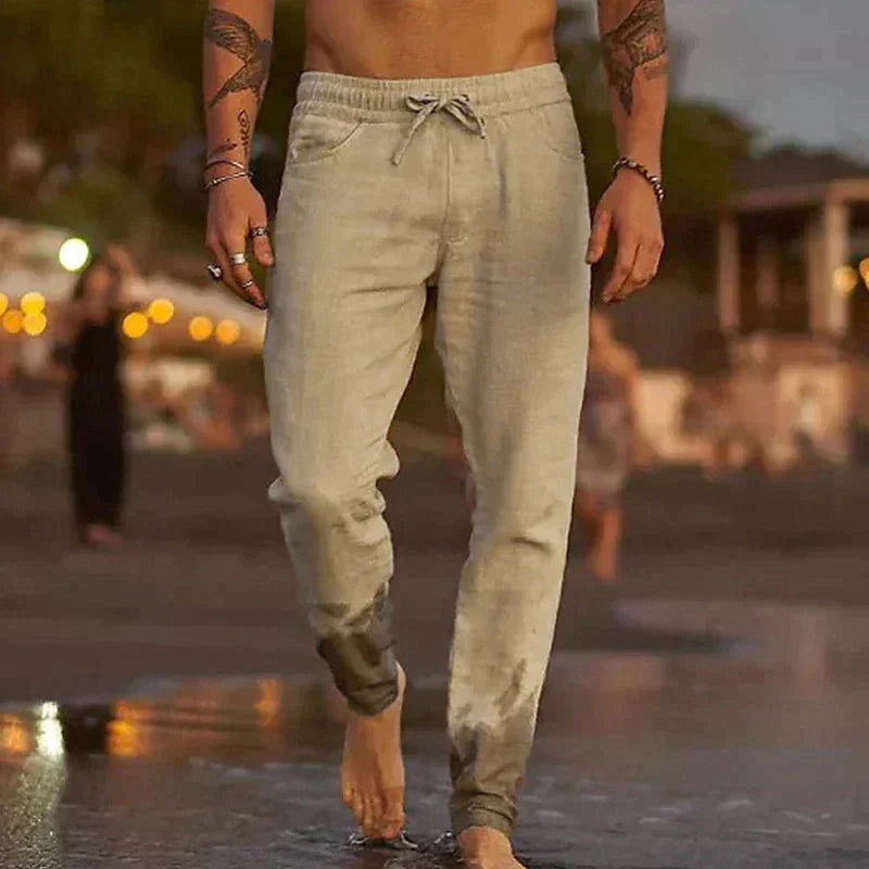 Laurent | Pantalon de plage en lin