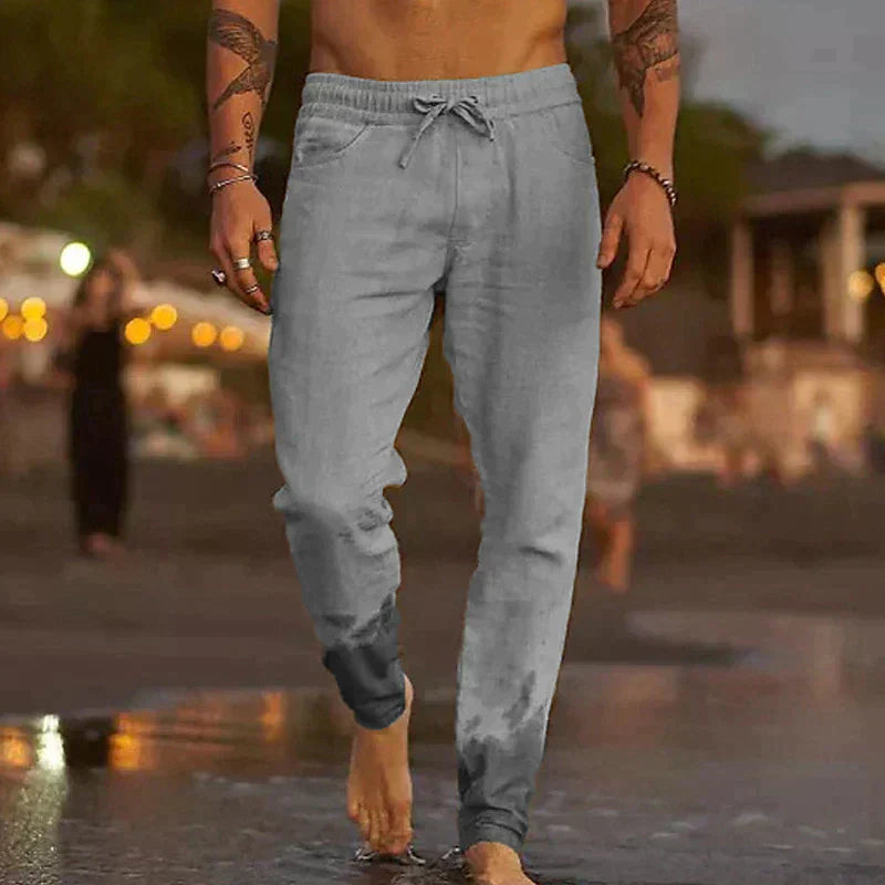 Laurent | Pantalon de plage en lin