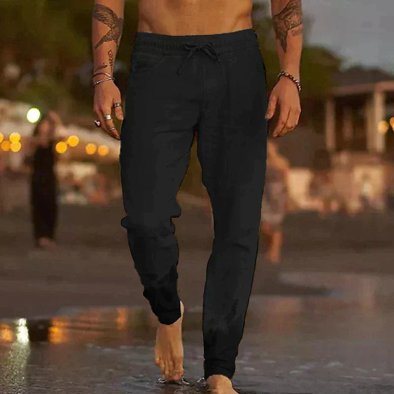 Laurent | Pantalon de plage en lin