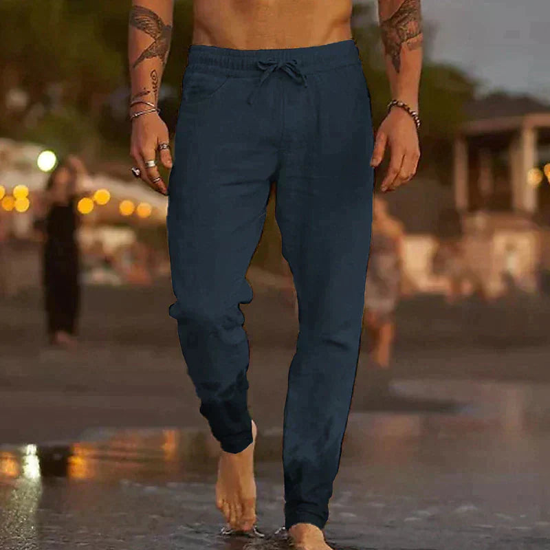 Laurent | Pantalon de plage en lin