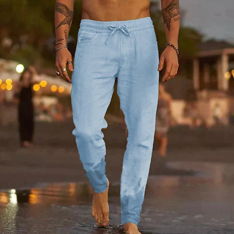 Laurent | Pantalon de plage en lin