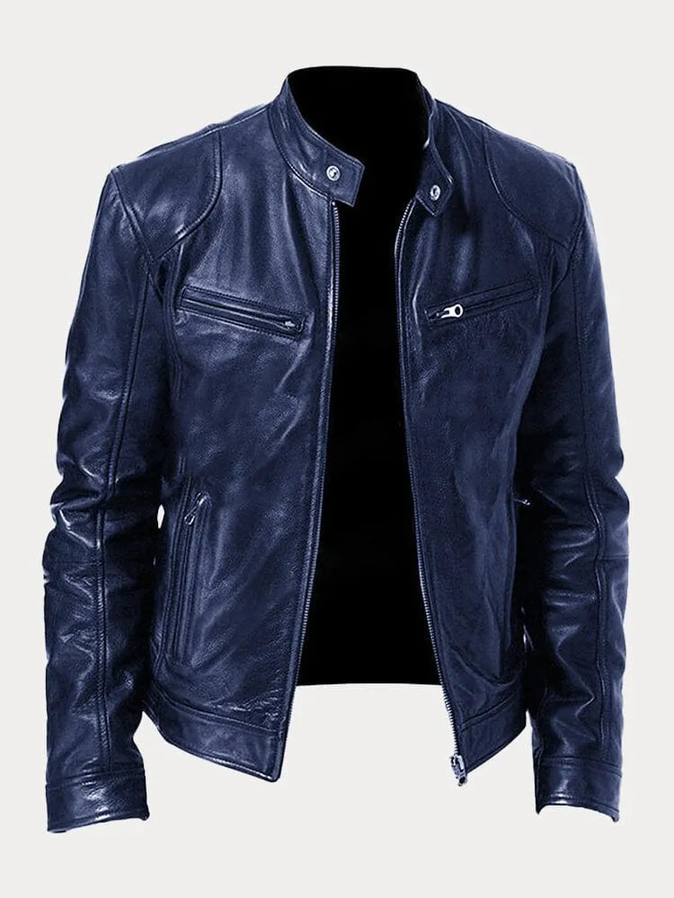 Steffa - Veste en cuir intemporelle