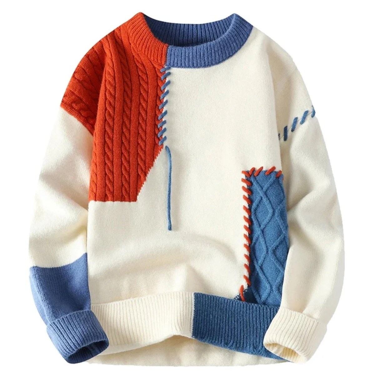 Noah | Pull en patchwork