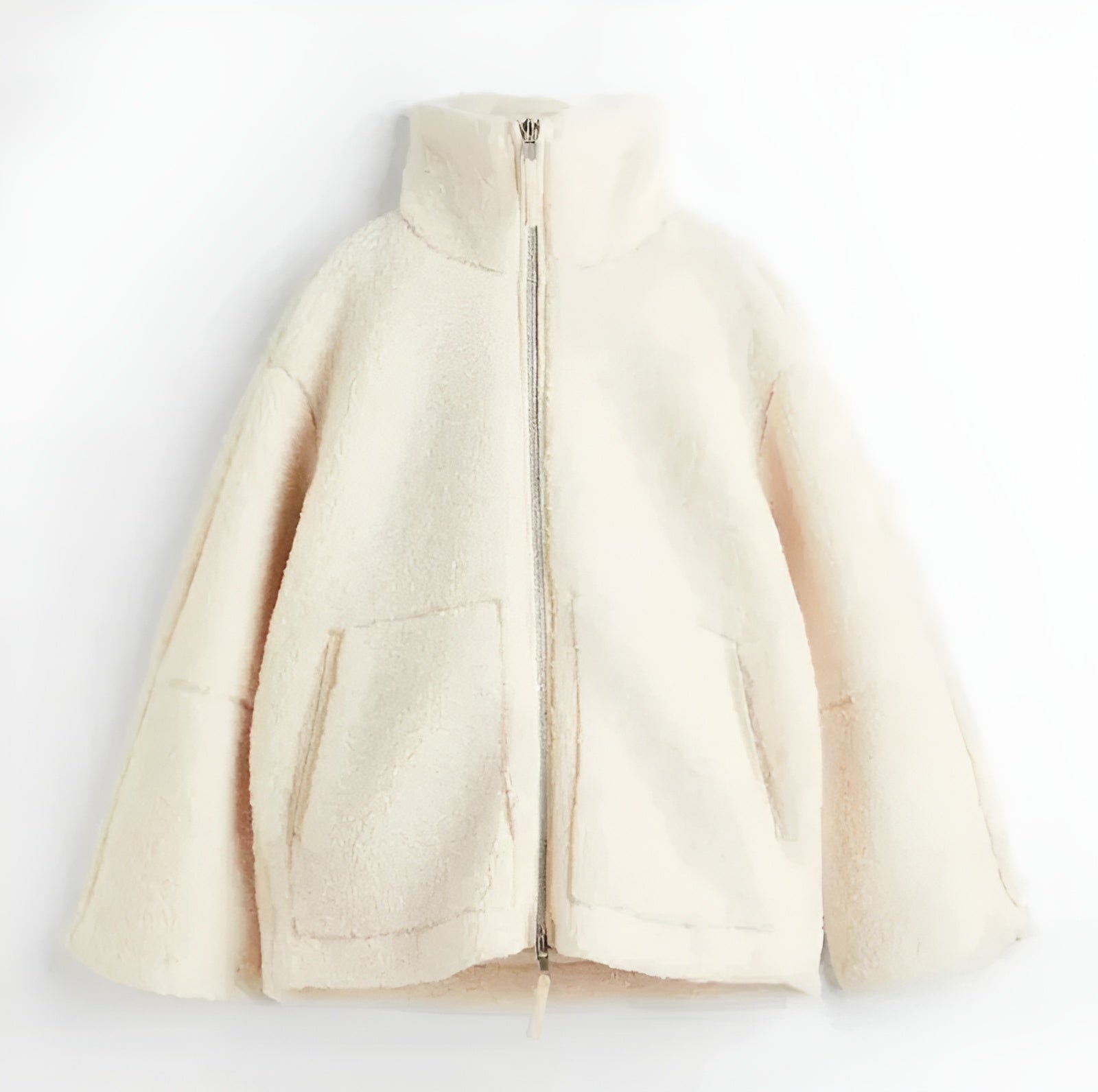 Léana – Manteau en Teddy Doux