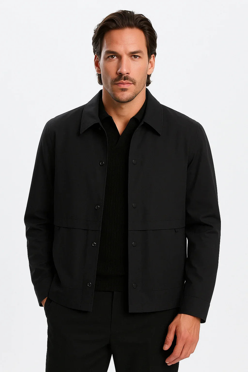 Olivier - Veste coupe-vent à boutons