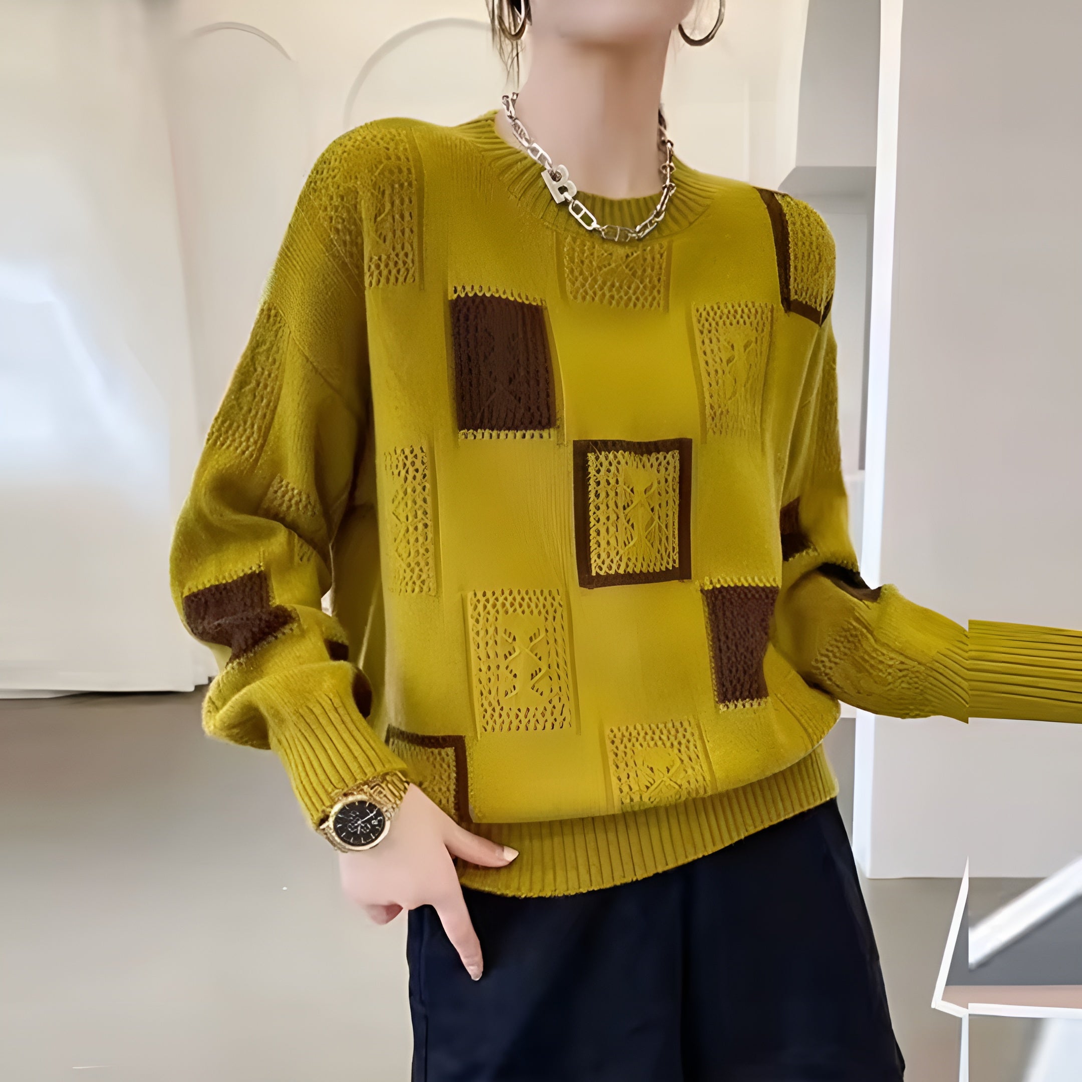 Alida™ - Pull féminin unique et élégant
