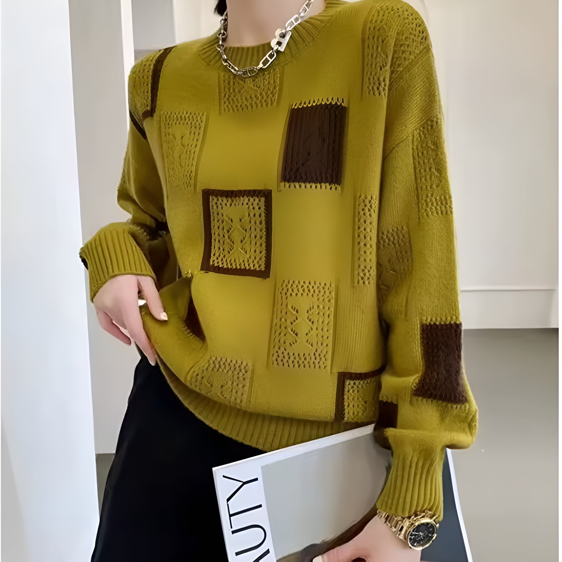 Alida™ - Pull féminin unique et élégant