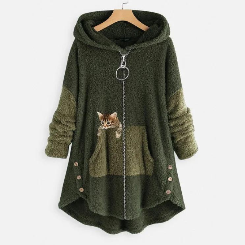 Vanda | Veste chaude et douce, câline comme un ours en peluche